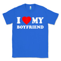 True Royal I Love My Boyfriend T-Shirt Classic Tee - PixelWave
