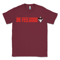 Burgundy Dr. Feelgood Classic Tee - PixelWave