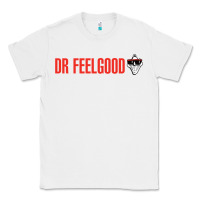 White Dr. Feelgood Classic Tee - PixelWave