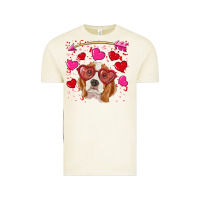 Vintage Arctic Valentines day  beagle Vintage Tee - RanaPortraitStore