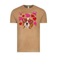 Vintage Camel Valentines day  beagle Vintage Tee - RanaPortraitStore