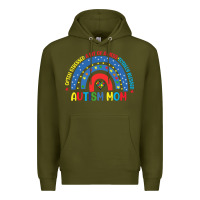 Army Green often stressed a bit of a mess totally blessed aut Premium Hoodie - CowhideDigitalArt