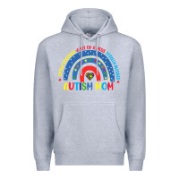 Heather Grey often stressed a bit of a mess totally blessed aut Premium Hoodie - CowhideDigitalArt