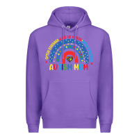 Purple often stressed a bit of a mess totally blessed aut Premium Hoodie - CowhideDigitalArt
