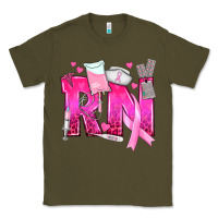 Army Green Breast Cancer RN Registered Nurse Classic Tee - texasbilliewilder