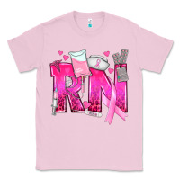 Bubblegum Pink Breast Cancer RN Registered Nurse Classic Tee - texasbilliewilder