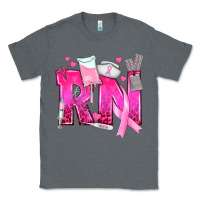 Charcoal Heather Breast Cancer RN Registered Nurse Classic Tee - texasbilliewilder