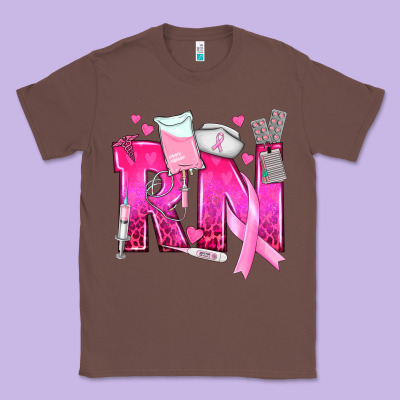 Breast Cancer Rn Registered Nurse Classic Tee Designed By Texasbilliewilder