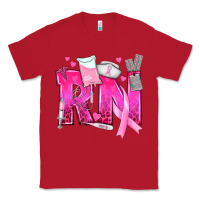 Red Breast Cancer RN Registered Nurse Classic Tee - texasbilliewilder