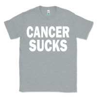 Heather Grey cancer sucks Classic Tee - PixelWave