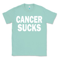 Seafoam cancer sucks Classic Tee - PixelWave