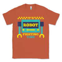 Copper it's robot fighting time funny robotics engineer battle bots Classic Tee - PixelWave