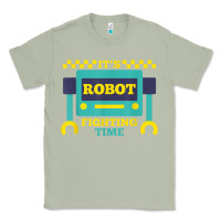 Matcha it's robot fighting time funny robotics engineer battle bots Classic Tee - PixelWave