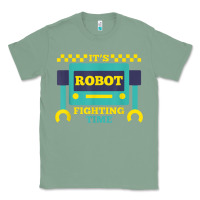 Sage it's robot fighting time funny robotics engineer battle bots Classic Tee - PixelWave