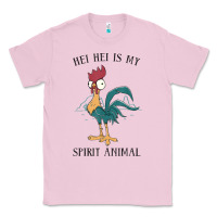 Bubblegum Pink Moana Hei Hei Is My Spirit Animal Portrait Classic Tee - PixelWave