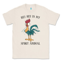 Natural Moana Hei Hei Is My Spirit Animal Portrait Classic Tee - PixelWave