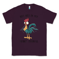 Plum Moana Hei Hei Is My Spirit Animal Portrait Classic Tee - PixelWave