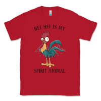 Red Moana Hei Hei Is My Spirit Animal Portrait Classic Tee - PixelWave