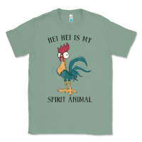 Sage Moana Hei Hei Is My Spirit Animal Portrait Classic Tee - PixelWave