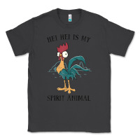 Smoke Moana Hei Hei Is My Spirit Animal Portrait Classic Tee - PixelWave