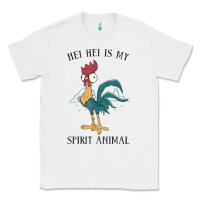 White Moana Hei Hei Is My Spirit Animal Portrait Classic Tee - PixelWave