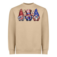 Mushroom American Gnomes Heavyweight Sweatshirt - CowhideDigitalArt