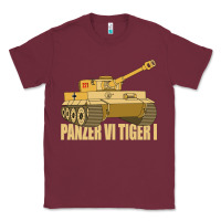 Burgundy panzer vi tiger i tank gift ww2 german army tanks Classic Tee - Craftify