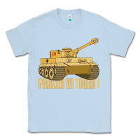 Dusty Blue panzer vi tiger i tank gift ww2 german army tanks Classic Tee - Craftify