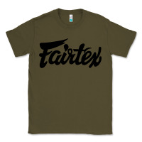 Army Green Fairtex Combat Sport Style Black Classic Tee - Craftify