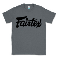 Charcoal Heather Fairtex Combat Sport Style Black Classic Tee - Craftify