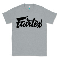 Heather Grey Fairtex Combat Sport Style Black Classic Tee - Craftify