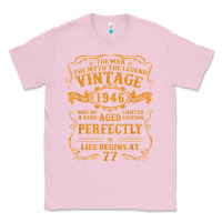 Bubblegum Pink vintage 1946 the man myth legend 77 year old birthday gifts Classic Tee - trangStudio