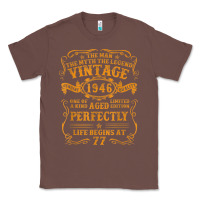 Chestnut vintage 1946 the man myth legend 77 year old birthday gifts Classic Tee - trangStudio