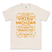 Natural vintage 1946 the man myth legend 77 year old birthday gifts Classic Tee - trangStudio