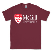 Burgundy mcgill university Classic Tee - Craftify