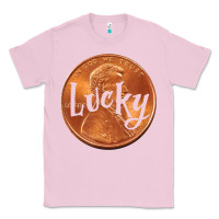 Bubblegum Pink Cute Good Luck Gift - Lucky Penny Classic Tee - Craftify