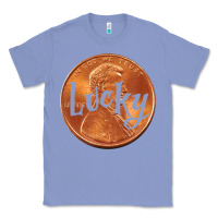Colony Blue Cute Good Luck Gift - Lucky Penny Classic Tee - Craftify