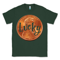 Sports Green Cute Good Luck Gift - Lucky Penny Classic Tee - Craftify