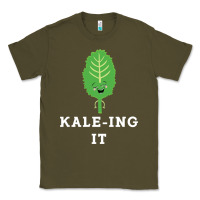 Army Green kaleing it kale art for vegans vegetarians Classic Tee - Craftify