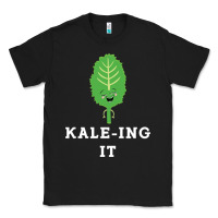 Black kaleing it kale art for vegans vegetarians Classic Tee - Craftify