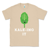 Mushroom kaleing it kale art for vegans vegetarians Classic Tee - Craftify