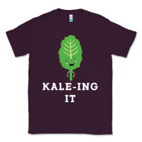 Plum kaleing it kale art for vegans vegetarians Classic Tee - Craftify
