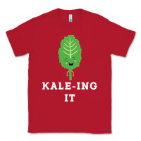 Red kaleing it kale art for vegans vegetarians Classic Tee - Craftify