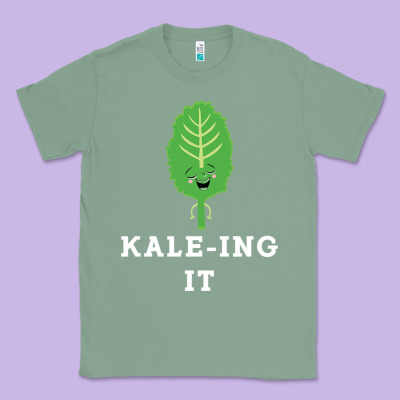 Kaleing It Kale Art For Vegans Vegetarians Classic Tee Designed By Craftify