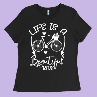 Life Is A Beautiful Ride Ladies Tee Designed By Bettercallsaul