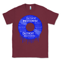 Burgundy detroit motown record t shirt motown record t shirt Classic Tee - Craftify