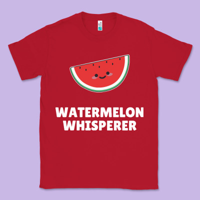 Watermelon T  Shirt Watermelon Whisperer T  Shirt Classic Tee Designed By Craftify