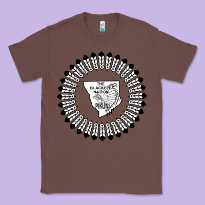 Blackfeet Nation Flag   Blackfeet Classic Tee Designed By Craftify
