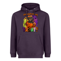 Plum did somebody say treat Heavyweight Hoodie - BarkalooDesign