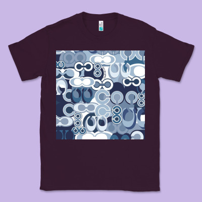 Coach Blue Classic Tee Designed By Craftify